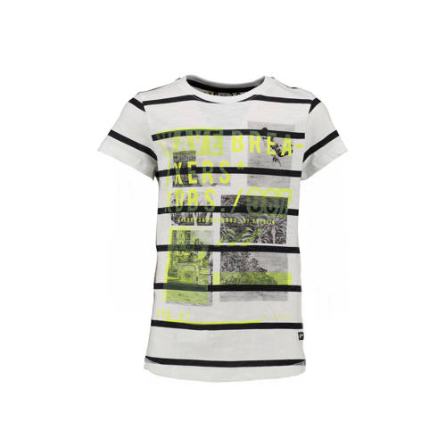 Kiddo T Shirt Met Strepen Off White kiddo kopen in de aanbieding