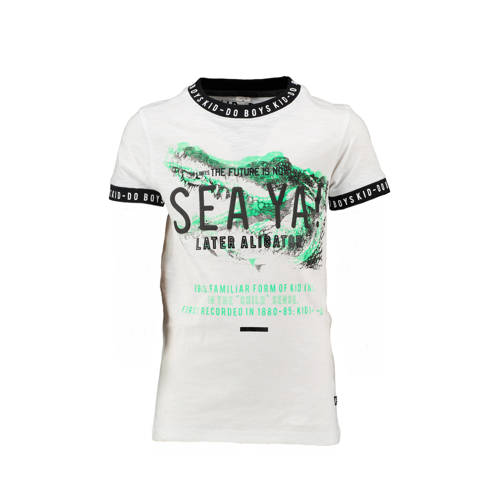 Kiddo T Shirt Met Letterbies kiddo kopen in de aanbieding