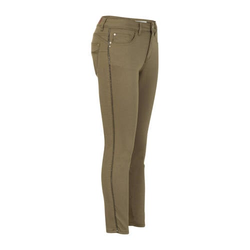 Miss Etam Regulier Skinny Fit Broek Groen miss etam kopen in de aanbieding