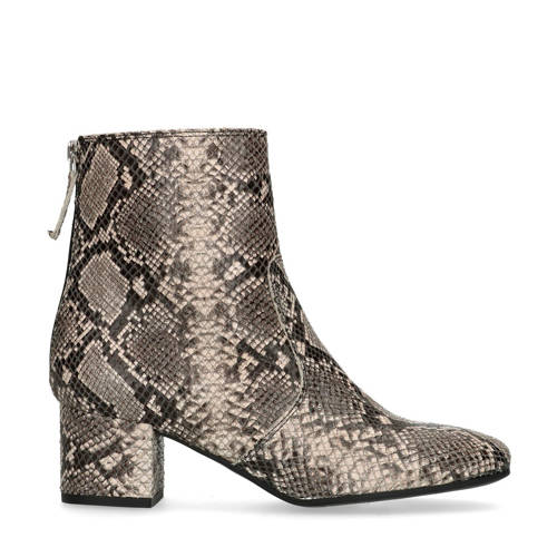 Manfield Suede Enkellaarzen Met Slangenprint manfield kopen in de aanbieding Manfield Suede Enkellaarzen Met Slangenprint manfield kopen in de aanbieding