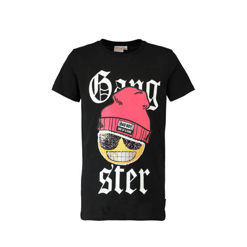 Coolcat T Shirt Met Omkeerbare Pailletten Zwart coolcat kopen in de aanbieding Coolcat T Shirt Met Omkeerbare Pailletten Zwart coolcat kopen in de aanbieding