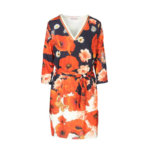 Cassis Jurk Met Bloemen Oranje cassis kopen in de aanbieding Cassis Jurk Met Bloemen Oranje cassis kopen in de aanbieding