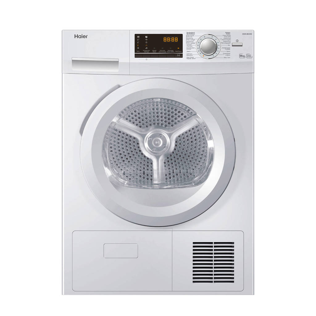 Haier HD80-B636W condensdroger, Wit