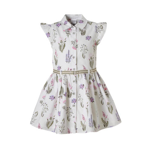 Ca Palomino Gebloemde Blousejurk Wit ca kopen in de aanbieding