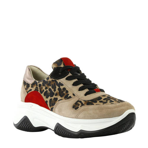 Paul Green Suede Sneakers Met Panterprint paul green kopen in de aanbieding Paul Green Suede Sneakers Met Panterprint paul green kopen in de aanbieding