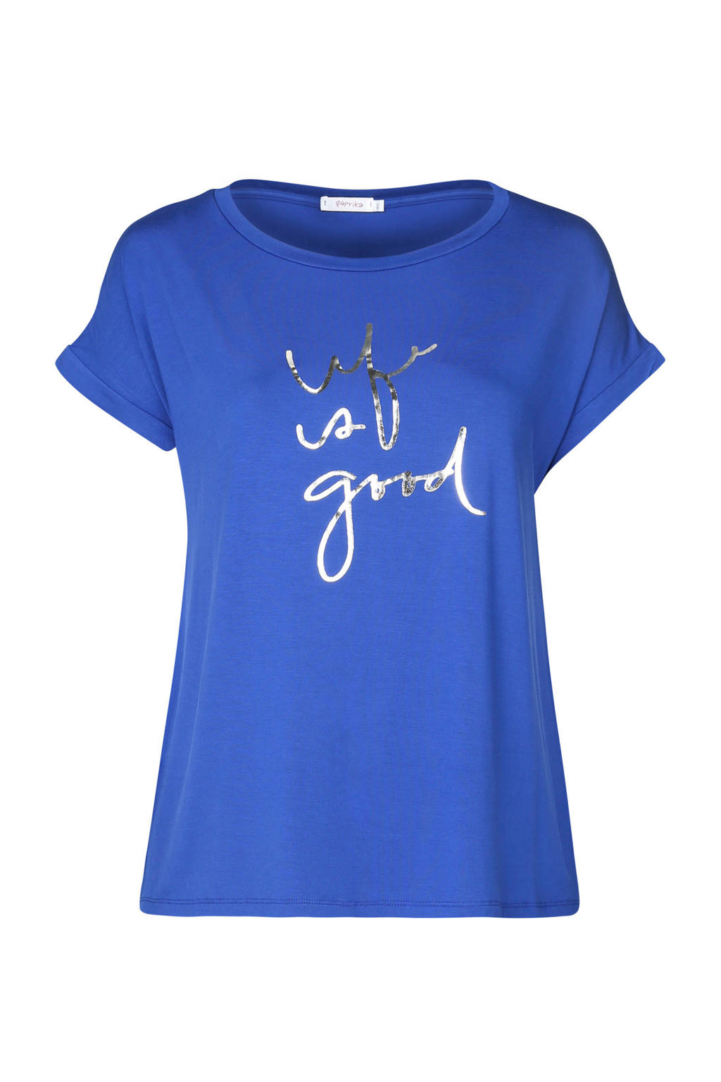 Paprika Tshirt kobaltblauw wehkamp