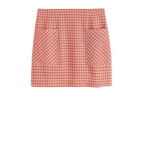 Mango Rok Geruit Met Zakken mango kopen in de aanbieding