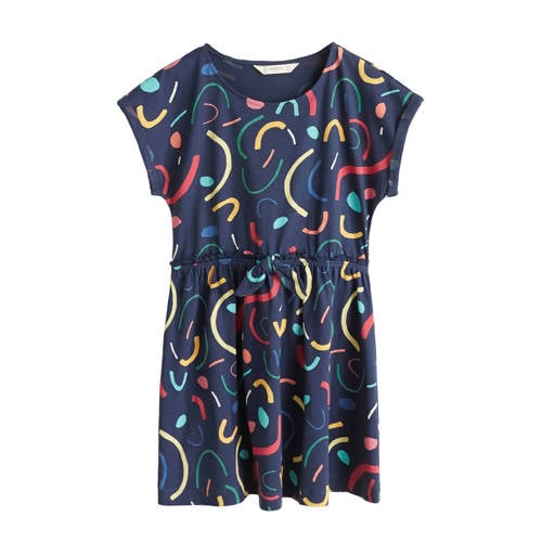 Mango Kids Jurk Met All Over Print Blauw mango kids kopen in de aanbieding