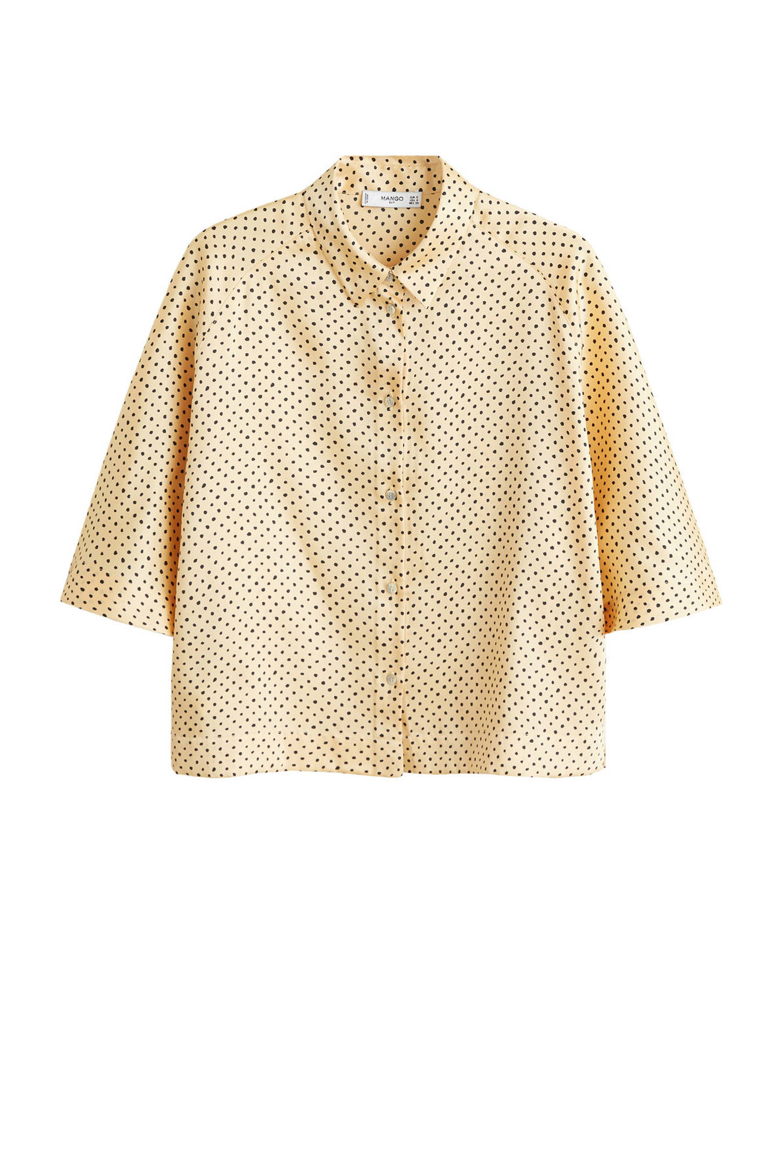 Mango blouse met stippen | wehkamp Mango blouse met stippen roze rood | wehkamp