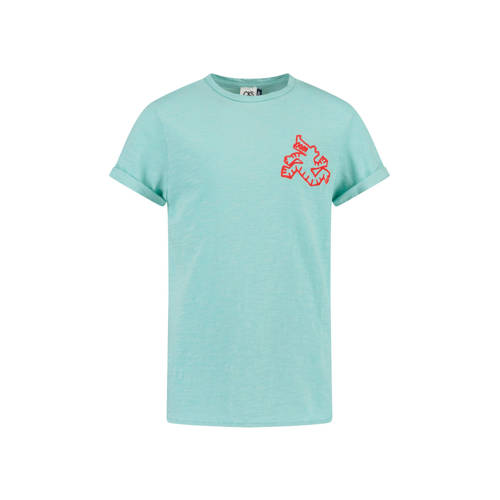 Cks Kids T Shirt Yochim Met Print Lichtblauw cks kids kopen in de aanbieding