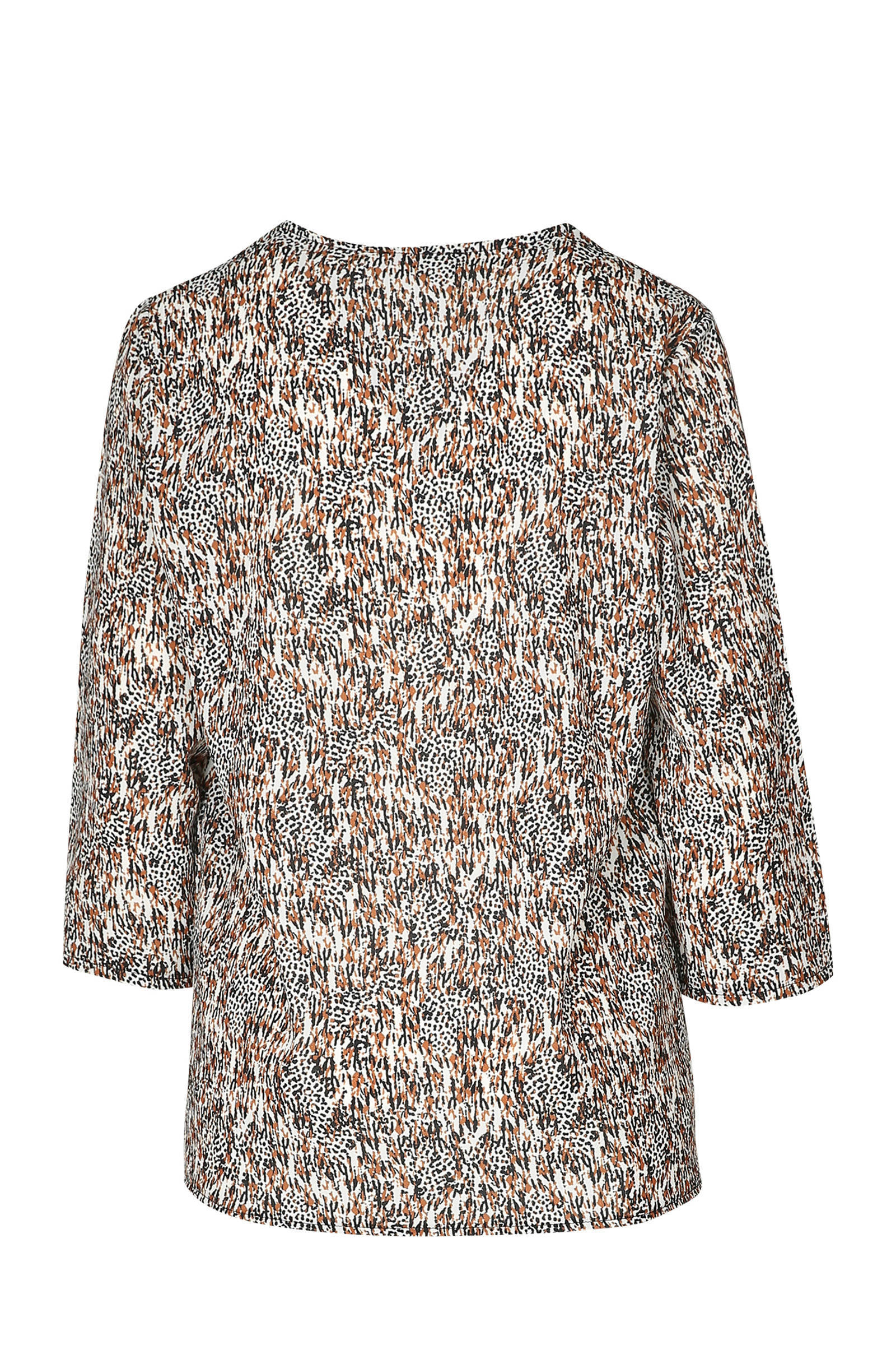 blouse met all print over Cassis qgRPdq