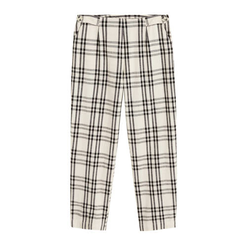 Mango Geruite Pantalon Beige mango kopen in de aanbieding Mango Geruite Pantalon Beige mango kopen in de aanbieding