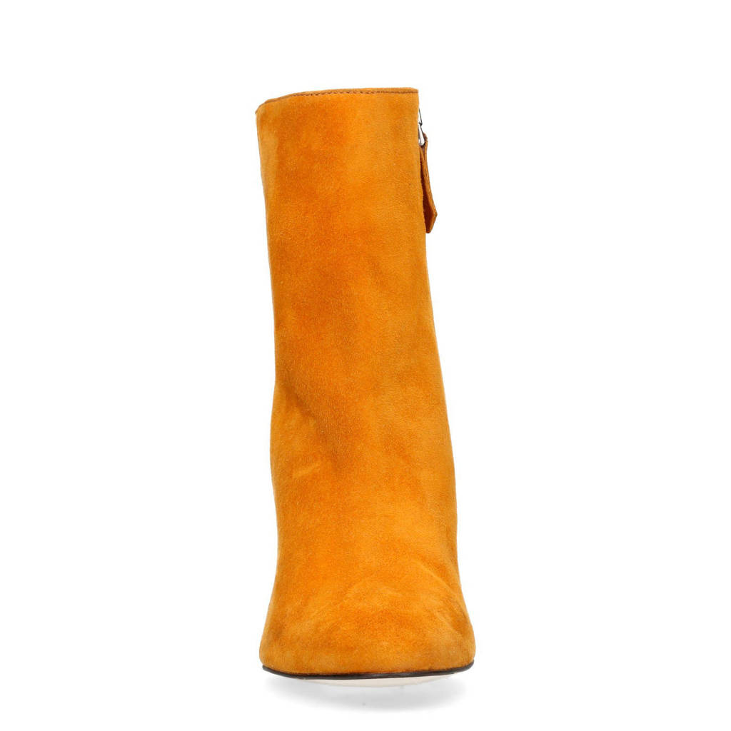 Manfield Enkellaarzen Suède Suède Manfield Manfield Suède Enkellaarzen Okergeel Okergeel AqnFgW