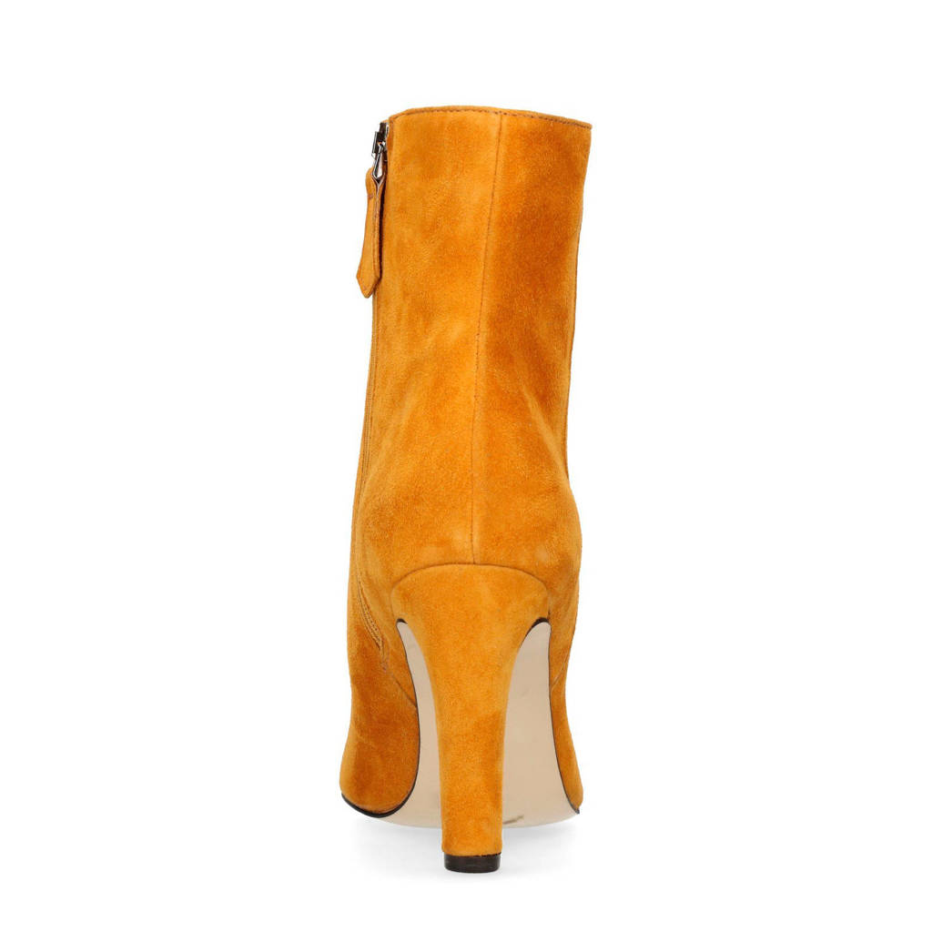 Manfield Enkellaarzen Suède Suède Manfield Manfield Suède Enkellaarzen Okergeel Okergeel AqnFgW