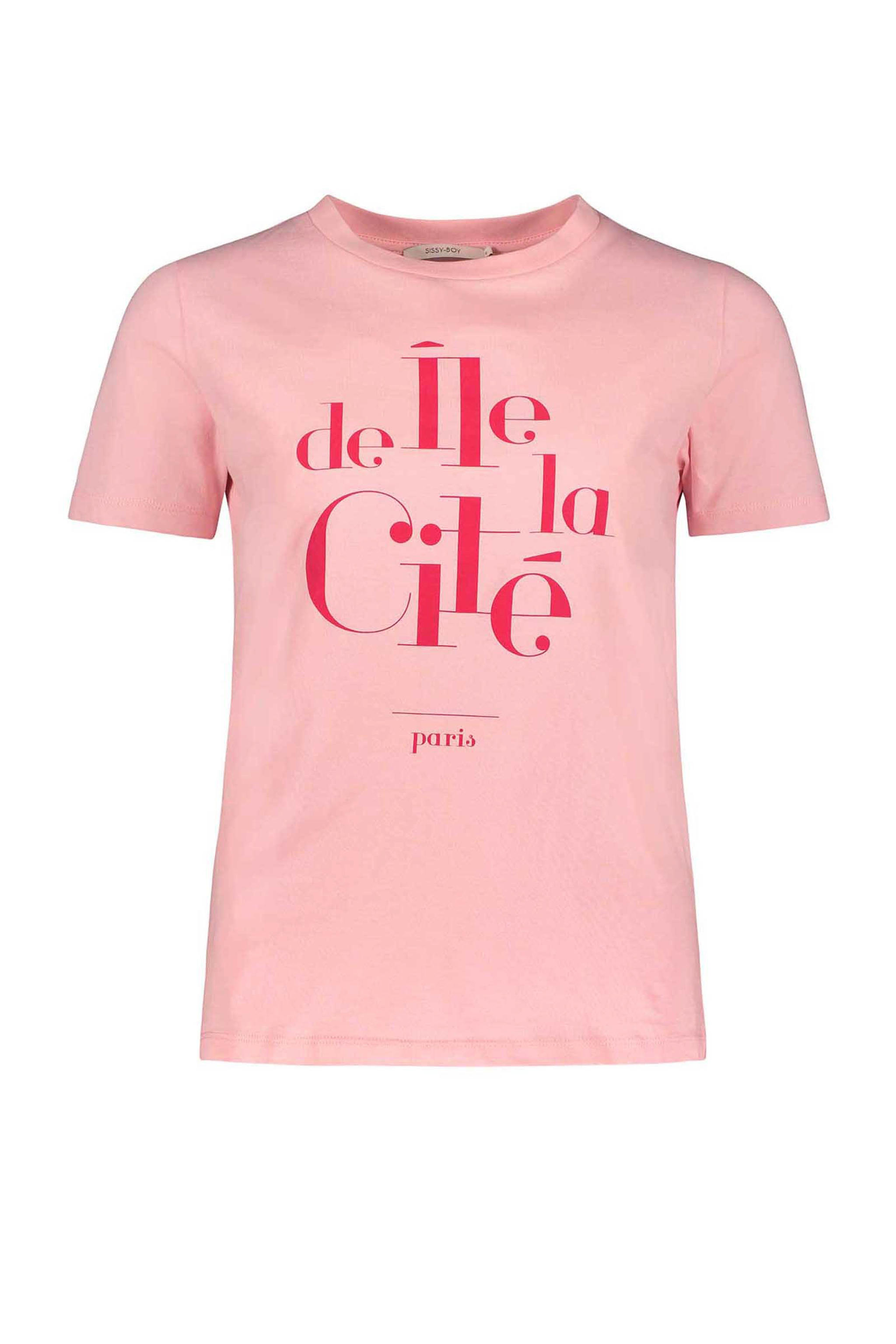 SissyBoy Tshirt met tekstopdruk roze wehkamp