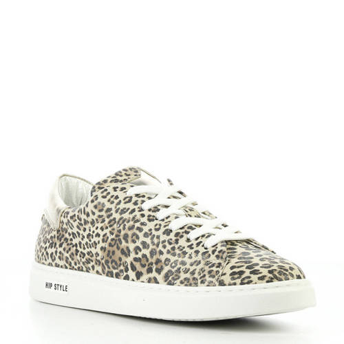 Hip Suede Sneakers Met Panterprint hip kopen in de aanbieding