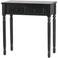 WOOOD WOOOD Romy Hal/kaptafel - Hout - Zwart - 78x75x38