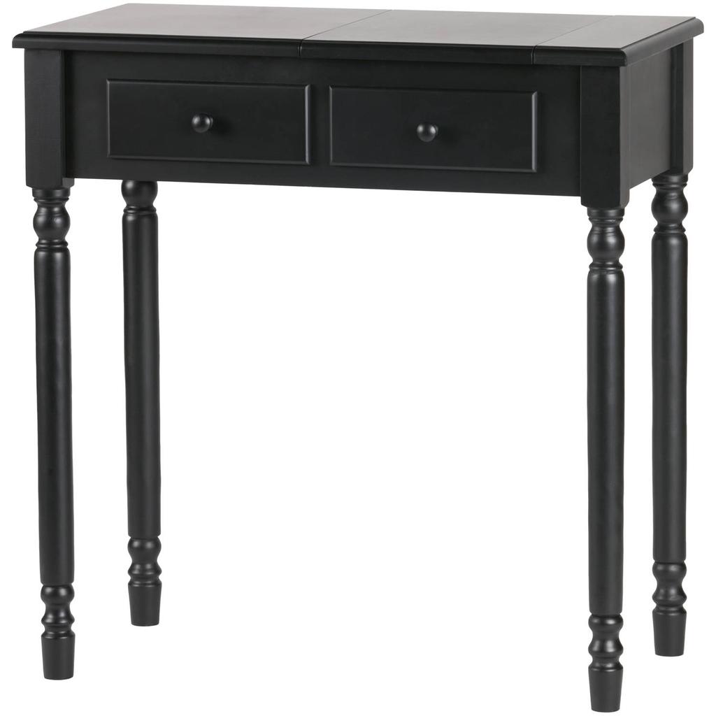 WOOOD WOOOD Romy Hal/kaptafel - Hout - Zwart - 78x75x38