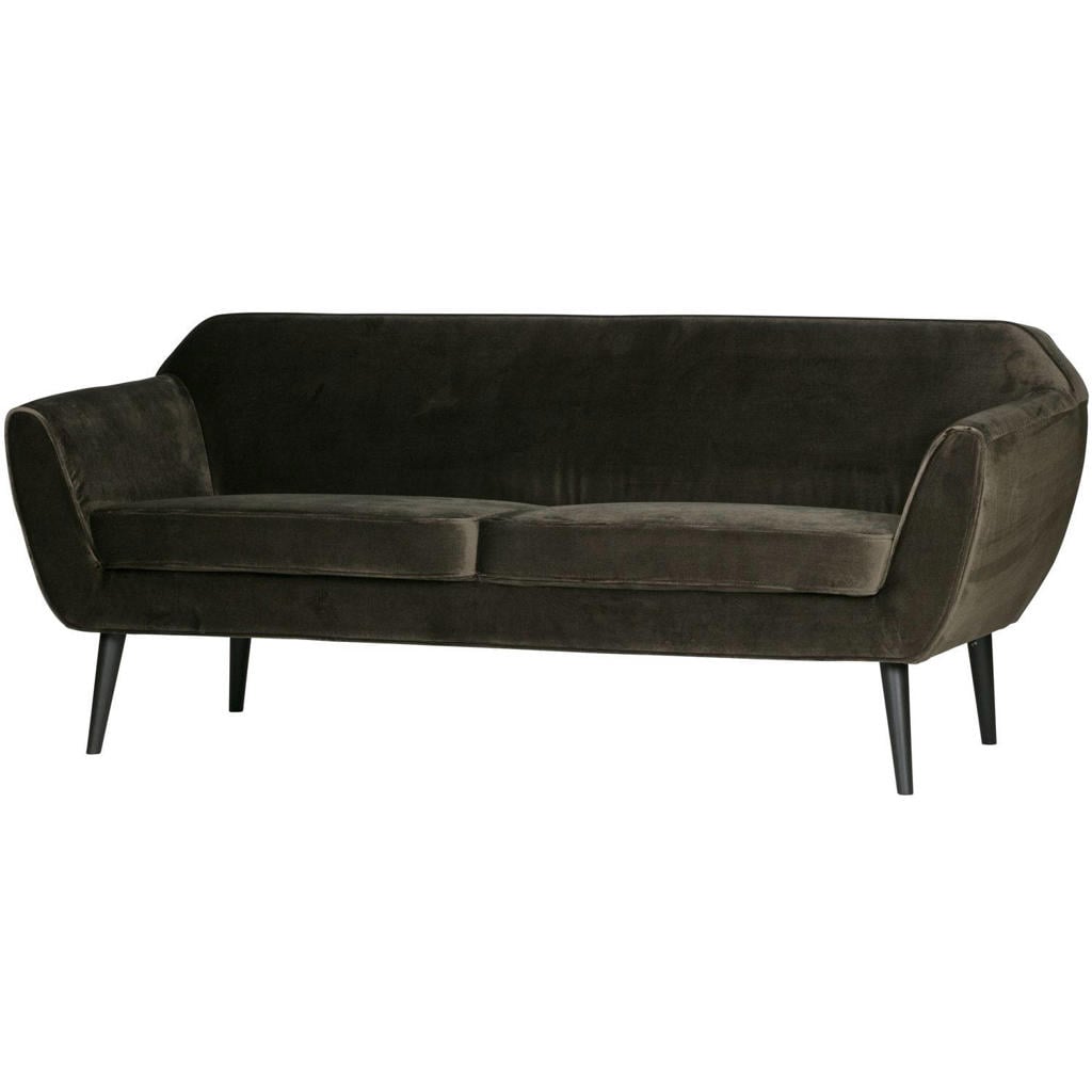 WOOOD velours 2-zitsbank Rocco - groen