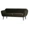 WOOOD WOOOD Rocco 2-Zits Bank - Velvet - Oker - 75x187x82