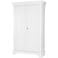 WOOOD Isabel Brocante Kast - Grenen - Zwart - 191x118x47