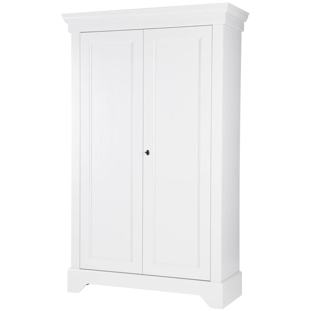 WOOOD Isabel Brocante Kast - Grenen - Zwart - 191x118x47