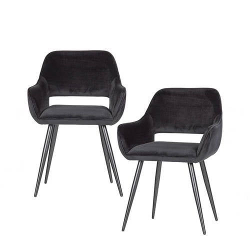 Wehkamp Woood eetkamerstoel (set van 2) Jelle aanbieding