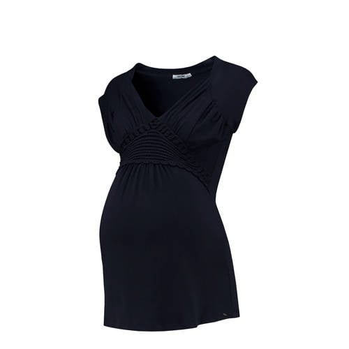 Love2Wait Zwangerschap Voeding T Shirt Blauw love2wait kopen in de aanbieding