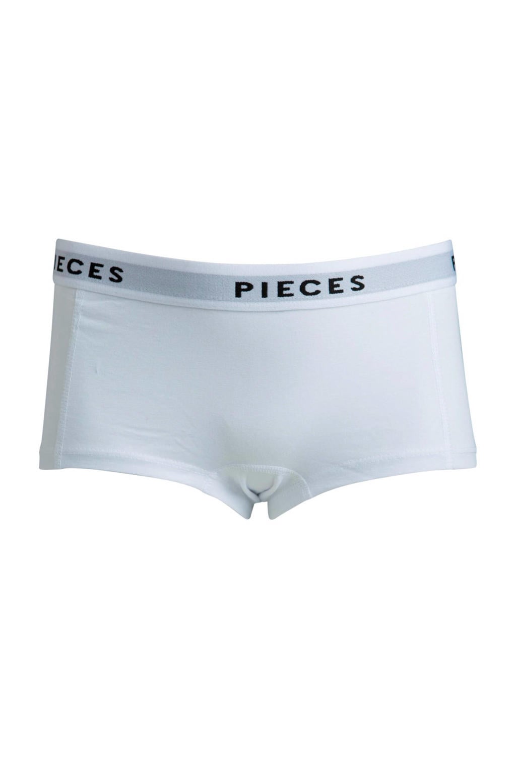 PIECES boxershort PCLOGO wit