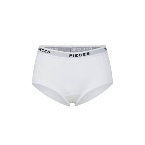 PIECES short PCLOGO wit afbeelding