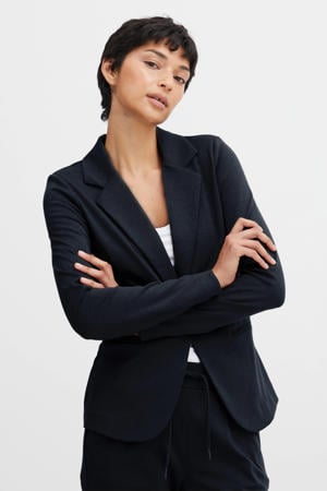 getailleerde blazer IHKATE donkerblauw