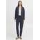 ICHI getailleerde blazer IHKATE donkerblauw