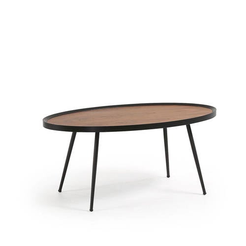 Kave Home salontafel Kinsley - Bruin/zwart