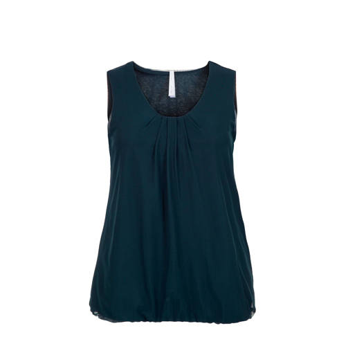 Miss Etam Plus Mouwloze Top Donkerblauw miss etam kopen in de aanbieding