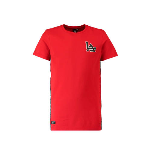 Coolcat T Shirt Met Zijstreep Rood coolcat kopen in de aanbieding