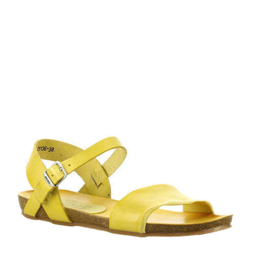 Red Rag Leren Sandalen Geel red rag kopen in de aanbieding Red Rag Leren Sandalen Geel red rag kopen in de aanbieding