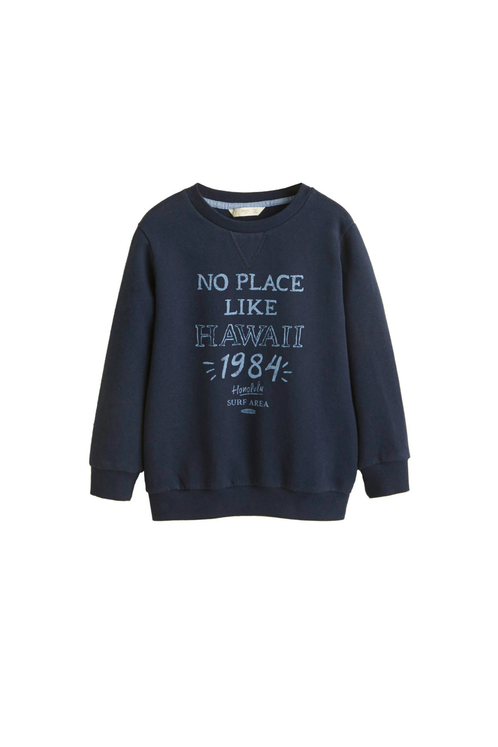 Mango Kids sweater met tekst donkerblauw | wehkamp Mango Kids sweater met tekst zwartwit | wehkamp