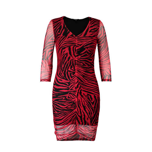 Coolcat Jurk Met Zebraprint Rood coolcat kopen in de aanbieding Coolcat Jurk Met Zebraprint Rood coolcat kopen in de aanbieding