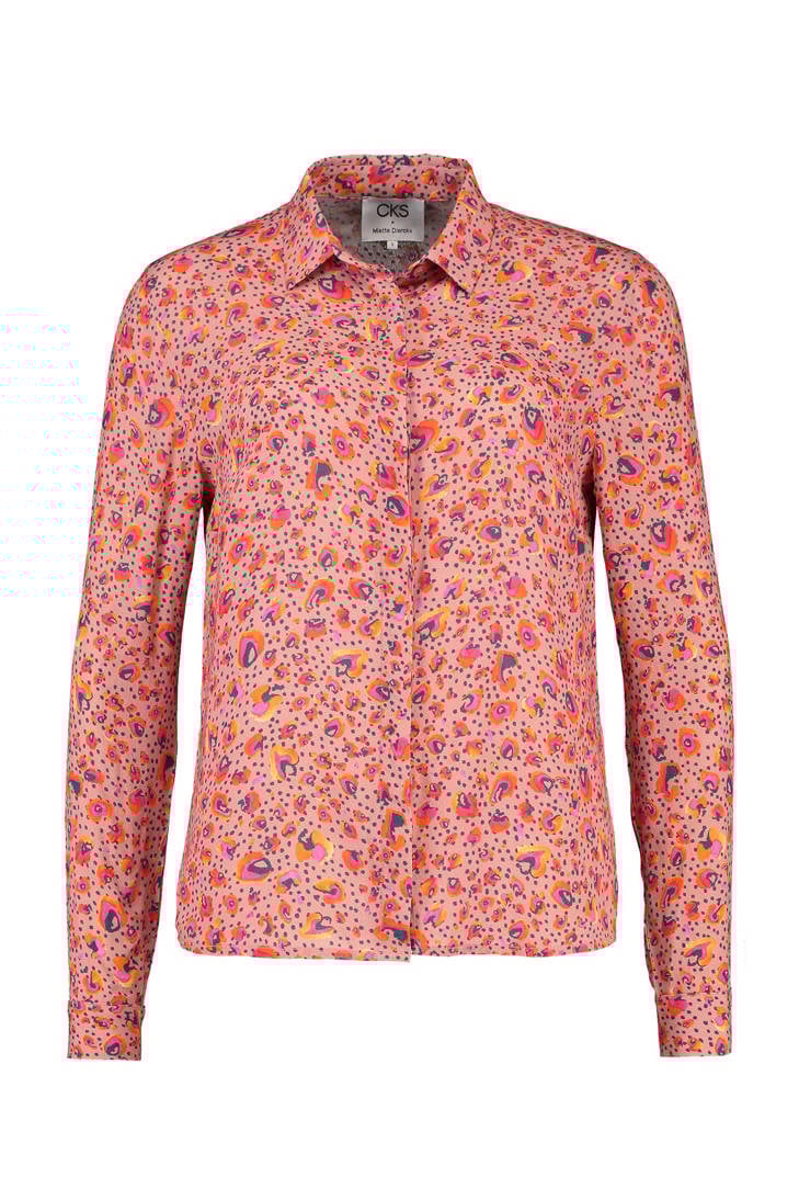 panterprint roze blouse blouse roze blouse panterprint met CKS CKS met CKS met panterprint 7IZHzxZ