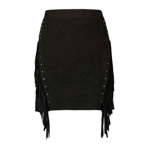 Coolcat Suedine A Lijn Rok Met Franjes Zwart coolcat kopen in de aanbieding Coolcat Suedine A Lijn Rok Met Franjes Zwart coolcat kopen in de aanbieding