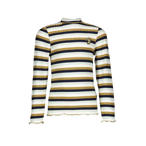 Sissyboy Sissy Boy Gestreepte Longsleeve Met Glitters Ecru sissyboy kopen in de aanbieding