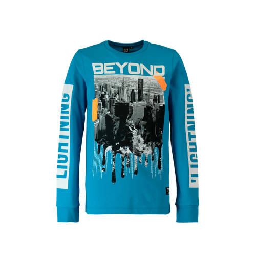 Coolcat Longsleeve Met Printopdruk Blauw coolcat kopen in de aanbieding Coolcat Longsleeve Met Printopdruk Blauw coolcat kopen in de aanbieding