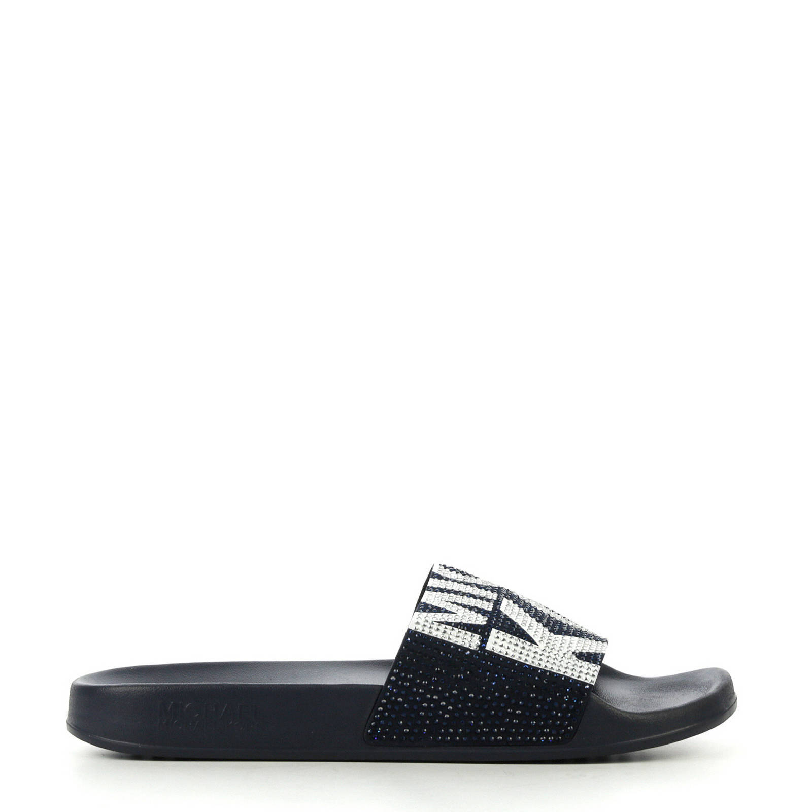 Mules / sandales de bain MICHAEL MICHAEL KORS - Sadler Slide 40S1SDFA1Y  Navy - Mules décontractées - Mules - Mules et sandales - Femme |  chaussures.fr