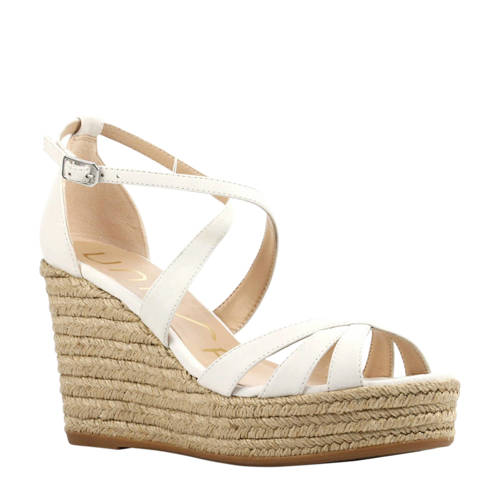 Unisa Lila Leren Espadrilles Wit unisa kopen in de aanbieding Unisa Lila Leren Espadrilles Wit unisa kopen in de aanbieding