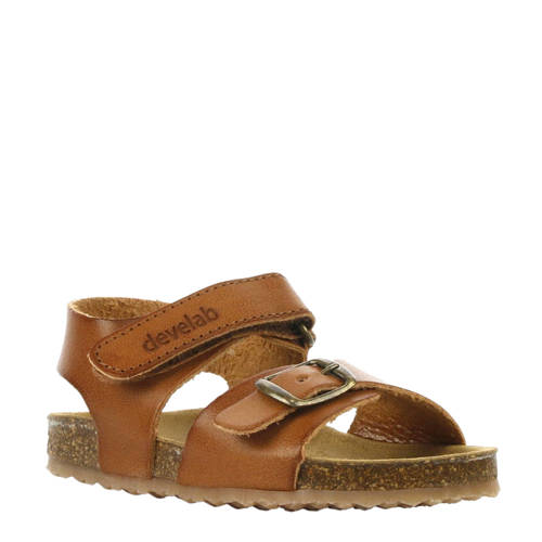 Develab Leren Sandalen Cognac develab kopen in de aanbieding Develab Leren Sandalen Cognac develab kopen in de aanbieding