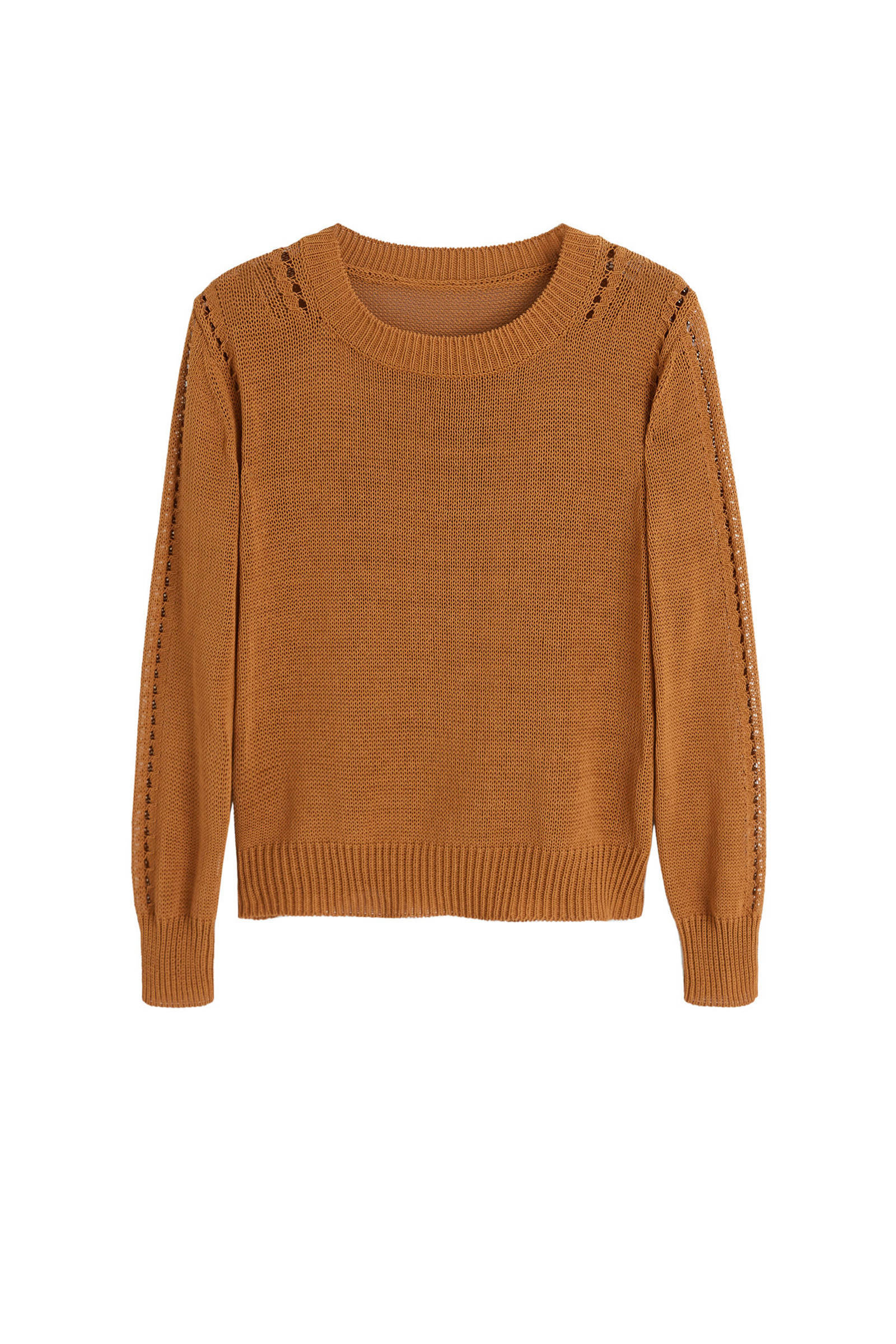 Aanbieding: Mango Grofgebreide Trui | Mango met korting Mango grofgebreide trui beige | wehkamp
