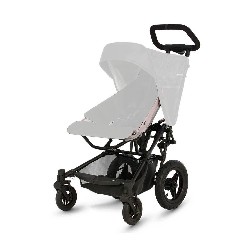 Micralite FastFold kinderwagen excl. zitting, Zwart