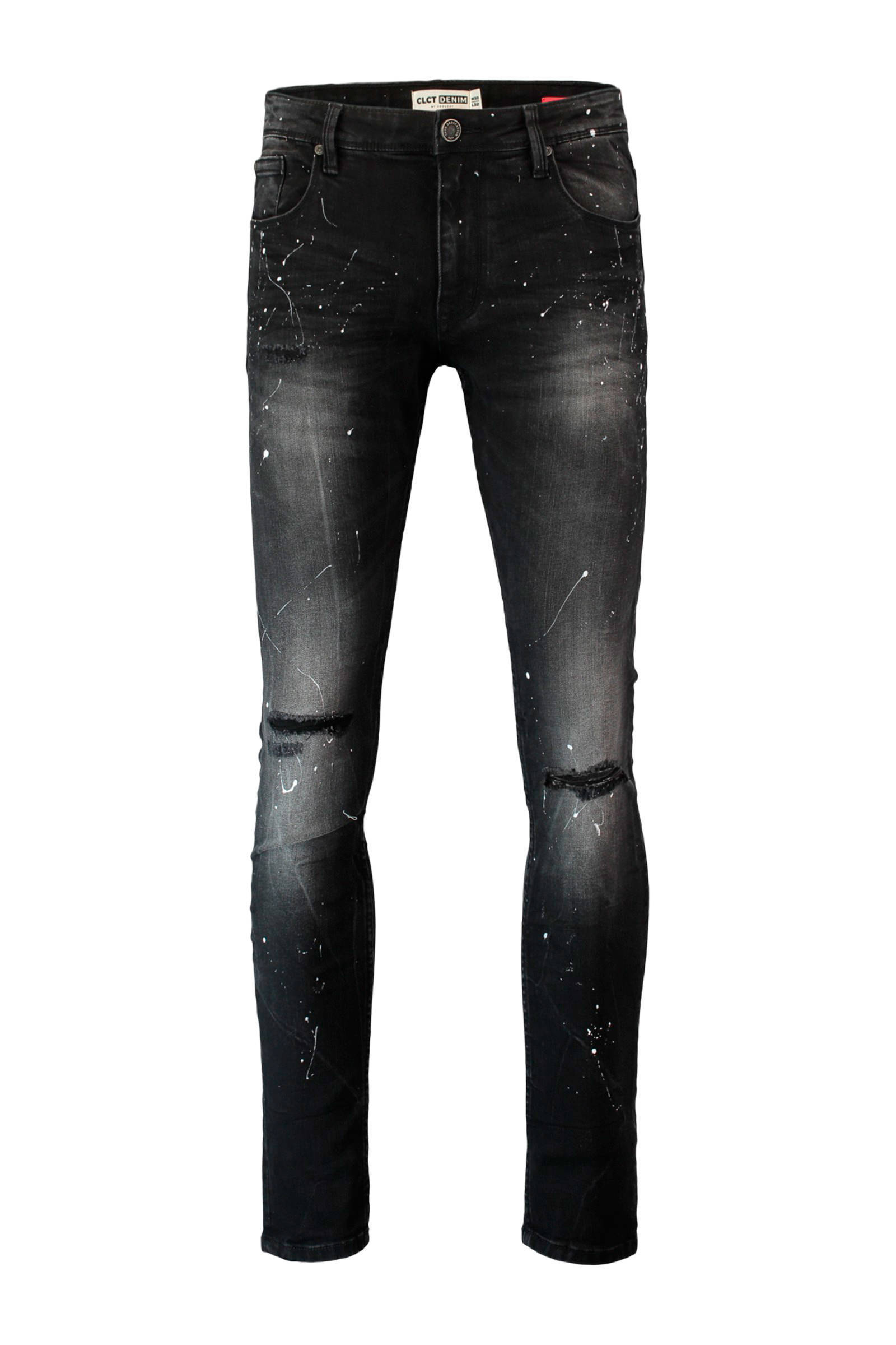 CoolCat skinny jeans met slijtage | wehkamp