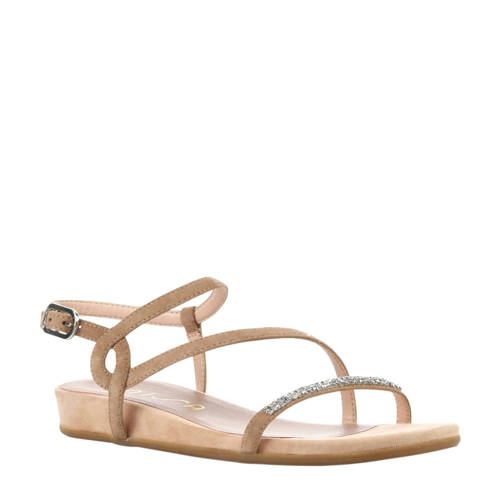 Unisa Angola Suede Sandalen Roze unisa kopen in de aanbieding