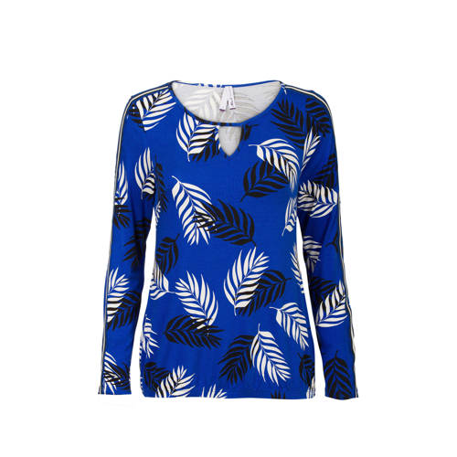 Miss Etam Regulier Top Met All Over Print Blauw miss etam kopen in de aanbieding